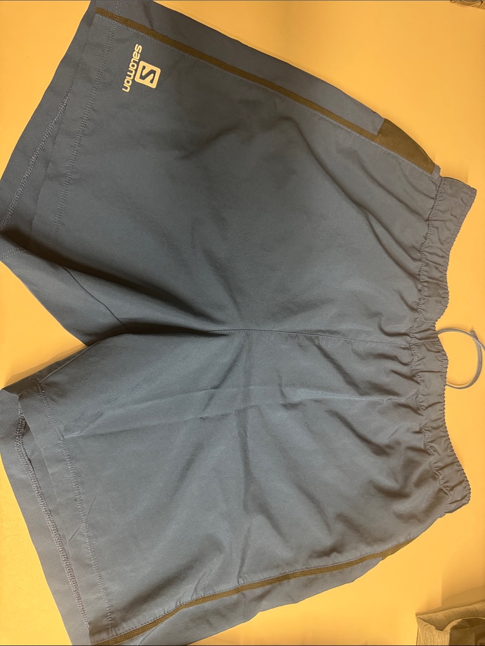 Salomon Men's Slate Blue Athletic Shorts